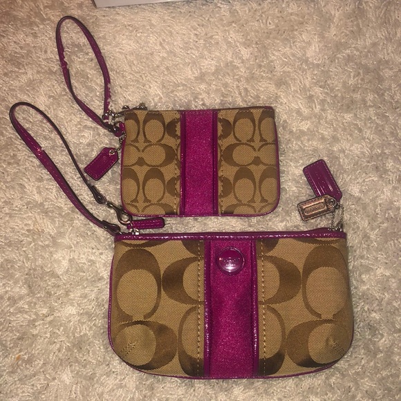 Coach Purse and Wristlet duo - Picture 1 of 4
